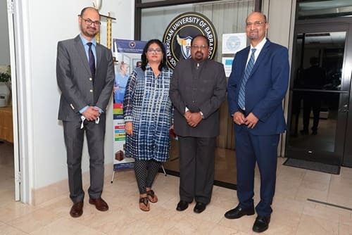 India's High Commissioner-designate visits AUB campus